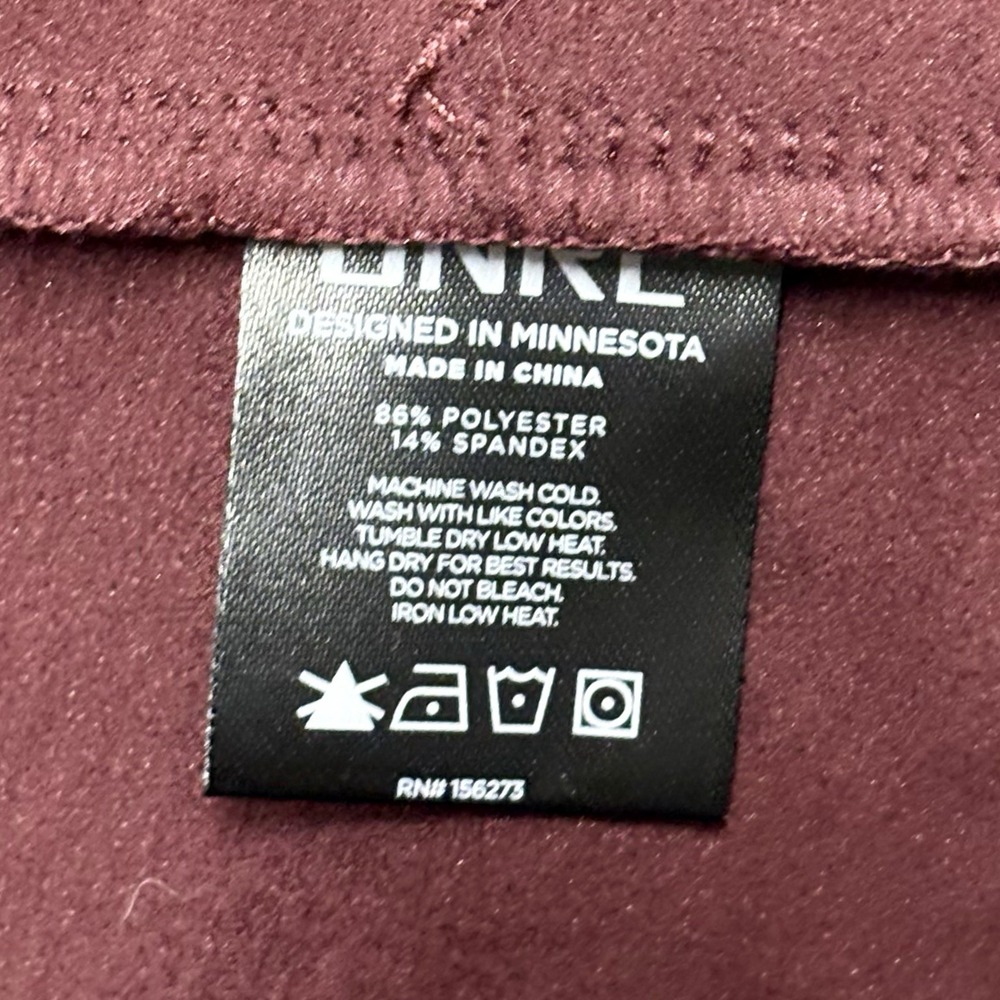 UNRL Crossover Hoodie II Performance Tech Mens Large Burgundy Pullover Stretch - Picture 6 of 9